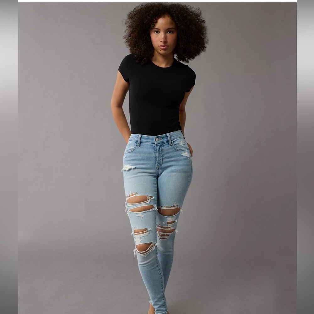 American Eagle Outfitters Blue Skinny Jeans